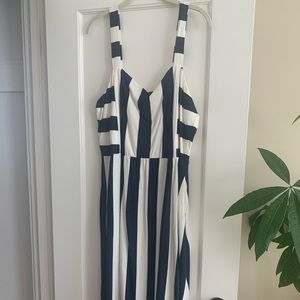 Boden midi striped dress